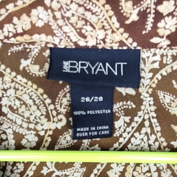 Lane Bryant Long Bell Sleeves blouse  Paisley print. - Picture 4 of 11